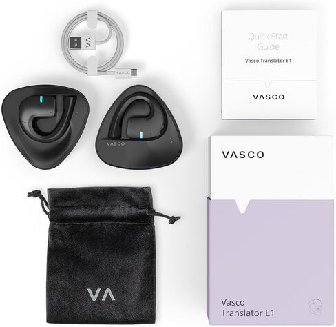 Vasco V4 Language Translator Device + Vasco Translator E1 Earbuds | Free Lifetime Internet in Almost 200 Countries in Saudi Arabia