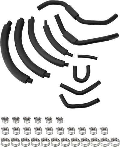 38 pcs Low Pressure Fuel Line Kit Compatible with LBZ LMM Duramax 2500 3500HD 2006-2010 with 28 Clamps Replace 12625281 12625284 97321375 12625278 12625277 94013125 in Saudi Arabia