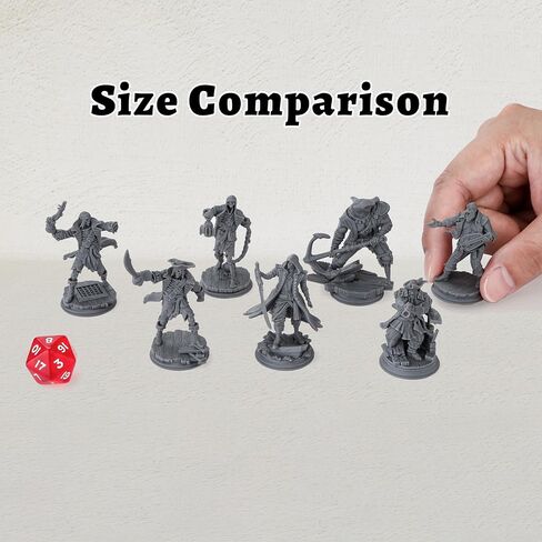AUSPDICE AS800 Unpainted Pirate Crew Miniatures | DND Minis, RPG Figures, and Fantasy Tabletop Gaming Accessories for Dungeon & Wargame Adventures Chess Games in Saudi Arabia