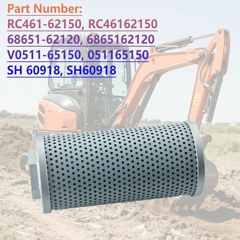 Hydraulic filter RC461-62150 Compatible With Kubota Excavators KX036, KX71-2, KX91-2, KX101, KX101H,KX161-2,KX040-4, KX042-4 Replacement HF7929,SH60918,W9505-51091,RC46162150, H88090, in Saudi Arabia