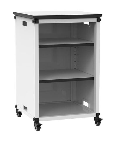 LUXOR MBSCB01 Modular Classroom Bookshelf - Narrow Module with Casters and Tabletop in Saudi Arabia