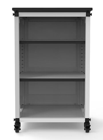 LUXOR MBSCB01 Modular Classroom Bookshelf - Narrow Module with Casters and Tabletop in Saudi Arabia