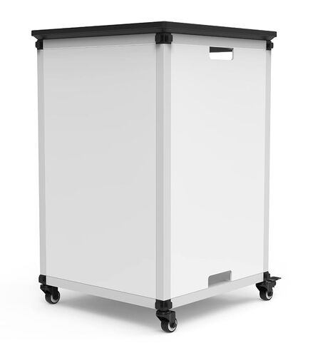 LUXOR MBSCB01 Modular Classroom Bookshelf - Narrow Module with Casters and Tabletop in Saudi Arabia
