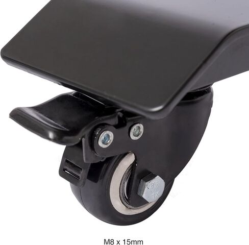 2" Locking Casters for Stand Up Desk Store Dual Motor Electric Adjustable Height Standing Desk with EZ Assemble Steel Frame (Black, Non-Marking) in Saudi Arabia