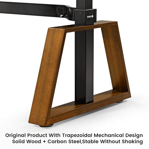 EUREKA ERGONOMIC مكتب قائم كهربائي مع أدراج مزدوجة، مكتب تنفيذي مقاس 63 بوصة، مكتب مكتب على شكل حرف L قابل للتعديل الارتفاع، محطات عمل كمبيوتر مع حامل شاشة، يمين/أسود in Kuwait