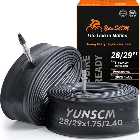 2-Pack 29" Mountain Bike Tubes 29 X 1.75/2.125 FV33mm Presta Valve 29" MTB Bicycle Tubes Compatible with 29x1.75 29x1.90 29 x 1.95 29 x 2.0 29 x 2.10 29 x 2.125 Mountain Bike Tire Tubes in Saudi Arabia