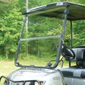 RED DOT Folding Tinted Golf Cart Windshield Compatible with Yamaha G22 | 3/16 Inch Thick Impact Resistant Acrylic | Fits 2003-2007 Models | Made in the USA in Kuwait