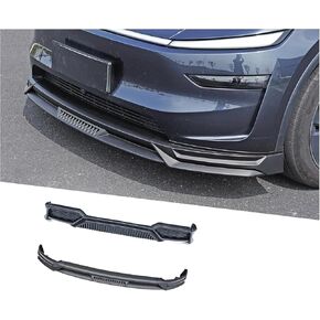 Car Front Lip + Rear Lip Fit for Tesla Model Y Juniper 2025-2026, Car Body Kits, Matte Black, 2 Pieces in Saudi Arabia