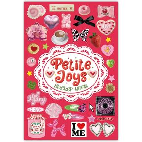 PRSTINCOL Vintage Sticker Book with 30 Pages of Ephemera Stickers, Aesthetic Junk Journaling Supplies for Scrapbooking Adults, 8.3 by 5.5 Inches, Over 550 Pieces in Saudi Arabia