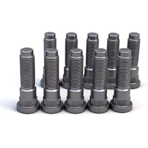 10 Pack 610-569 Front Wheel Lug Stud 1/2-20 SAE for Jeep Wrangler Liberty, 2007-2012 Dodge Nitro Replaces 68003282AA in Saudi Arabia