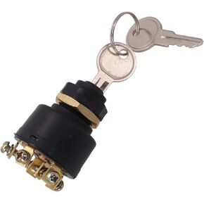 For Ignition Switch with Six-Terminal Design and Push-to-Choke for OMC Inboard Outboard Applications for Johnson for Evinrude Boats Includes Two Keys in Saudi Arabia