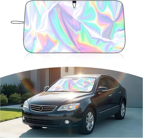 59×31 Inch Car Windshield Sun Shade,Foldable Car Sun Shade Windshield for Blocking Sunlight & Thermal,Summer Essentials Cars Windshields Cover Suns Shades for Cars,SUVs in Saudi Arabia