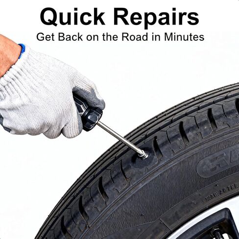 20PCS Tire Repair Kit - Tire Repair Nails (2 Sizes),Tire Repair Rubber Screws,Fast Self-Service Tire Repair Tools for Car, Motorcycle, ATV, Truck, Jeep in Saudi Arabia
