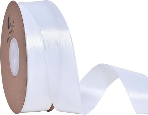 WRAPAHOLIC Teal Green Solid Satin Ribbon 1 Inch, 25 Yards Craft Fabric Polyester Ribbon for Gift Wrapping Birthday Wedding DIY Hair Accessories Floral Bouquets in Kuwait