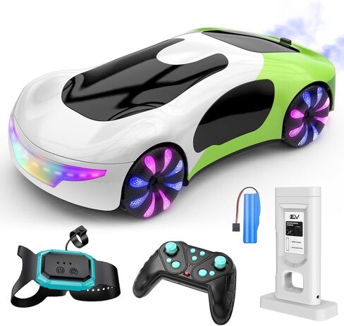 Gesture Sensing Remote Control Car - 2.4GHz Drift RC Stunt Car with Light Spray & Music,360° Rotate Hobby RC Cars Toy for Kids 8-12 in Saudi Arabia