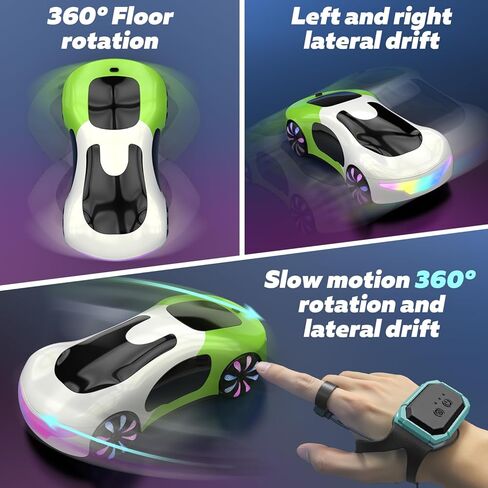 Gesture Sensing Remote Control Car - 2.4GHz Drift RC Stunt Car with Light Spray & Music,360° Rotate Hobby RC Cars Toy for Kids 8-12 in Saudi Arabia