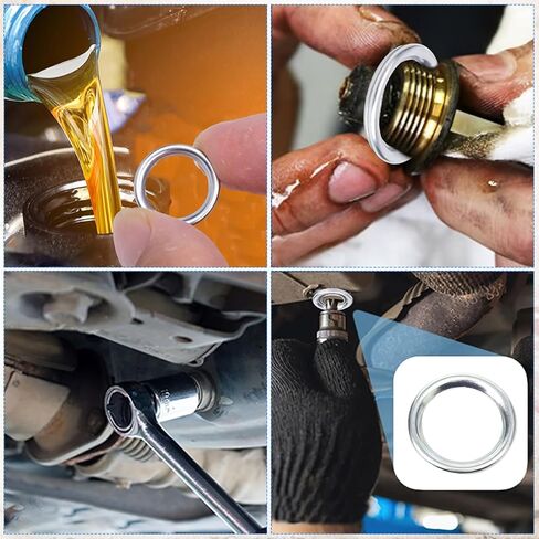 20PCS Oil Drain Plug Gaskets Crush Washers Seal Replacement Compatible with Subaru 803916010, Oil Drain Plug Crush Washer Outback Impreza Legacy Forester XV Crosstrek BRZ Drain Plug Crush Washer in Saudi Arabia