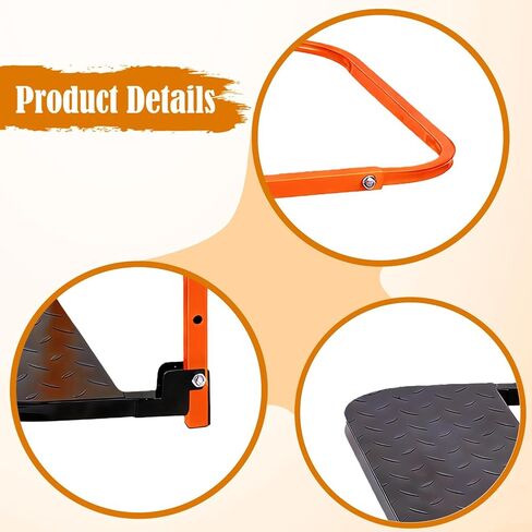 Adjustable Folding Tire Step for Car, Nonslip, 441 Capacity, for Repairing SUVs And in Saudi Arabia