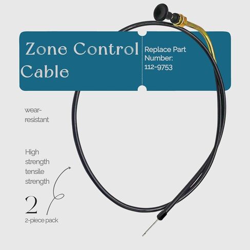 2 Pack 112-9753 Choke Cable Replacement for Toro Timecutter SS5000, Fits 74365, 74366, 74374, 74376, 74386, Replaces Toro Choke Cable in Saudi Arabia