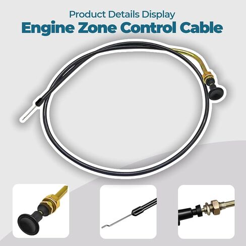 2 Pack 112-9753 Choke Cable Replacement for Toro Timecutter SS5000, Fits 74365, 74366, 74374, 74376, 74386, Replaces Toro Choke Cable in Saudi Arabia