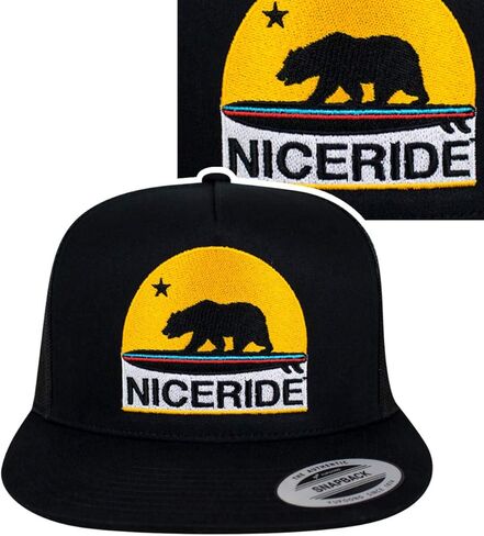 Golden Bear Classic Snapback Trucker Hat Black | Premium Embroidered Logo | Men’s & Women’s Everyday Lifestyle Hat in Saudi Arabia