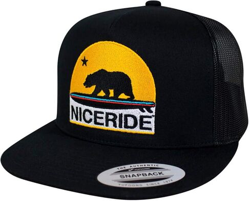 Golden Bear Classic Snapback Trucker Hat Black | Premium Embroidered Logo | Men’s & Women’s Everyday Lifestyle Hat in Saudi Arabia