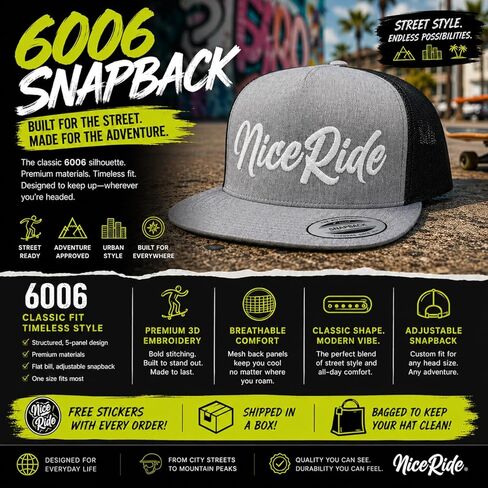 Golden Bear Classic Snapback Trucker Hat Black | Premium Embroidered Logo | Men’s & Women’s Everyday Lifestyle Hat in Saudi Arabia