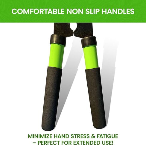 GARDEN GURU Hedge Shears Clippers for Trimming & Shaping Borders, Boxwood, Decorative Shrubs, Bushes, Grass – 15 inch High Carbon Steel Gardening Hedge Clippers & Shears with Comfort Grip Handles in Saudi Arabia
