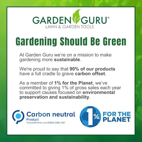 GARDEN GURU Hedge Shears Clippers for Trimming & Shaping Borders, Boxwood, Decorative Shrubs, Bushes, Grass – 15 inch High Carbon Steel Gardening Hedge Clippers & Shears with Comfort Grip Handles in Saudi Arabia