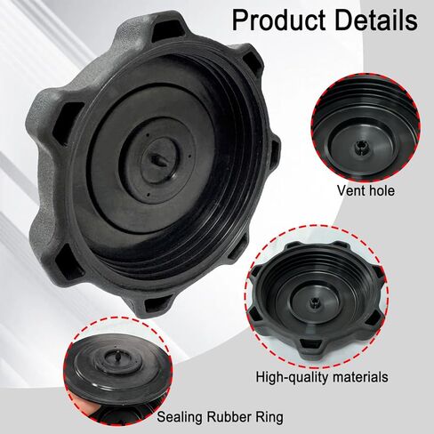 1 pair of box : design structure，Fuel Cap Gas Cap for John Deere X300 X300R X304 X320 X324 X340 X360 X465 X475 X485 X500 and Other modle fule tank Rplace oem NO. AM137724, AM 122880 in Saudi Arabia