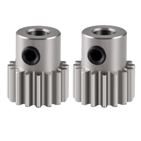 2 قطعة الفولاذ المقاوم للصدأ 48p 0.5M 16T ترس ترس 3.17 مللي متر تروس المحرك ل RC سيارة قارب الطائرة بدون طيار ترقية in Kuwait