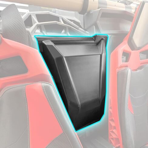 لوحة وصول المحرك لـ X3، حاجز خلفي علوي أسود متوسط ​​متوافق مع ملحقات Can-Am Maverick X3 XDS XRS MAX Turbo RR 2017-2026، استبدال #707900442 in Kuwait