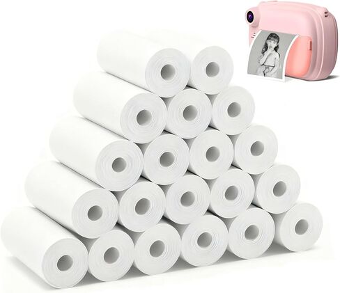 20 Rolls Instant Camera Refill Paper - HD Thermal Paper for Most Kids Instant Camera Photo Print, BPA Free in Saudi Arabia
