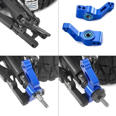 حاملات المحور الخلفي من سبيكة RC لـ Tra-xxas 1/10 Slash 2WD Stampede 2WD Rustler VXL Bandit VXL أجزاء ترقية السيارة RC in Kuwait