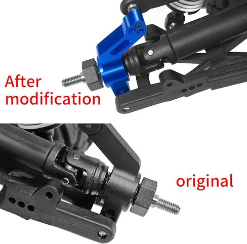 حاملات المحور الخلفي من سبيكة RC لـ Tra-xxas 1/10 Slash 2WD Stampede 2WD Rustler VXL Bandit VXL أجزاء ترقية السيارة RC in Kuwait
