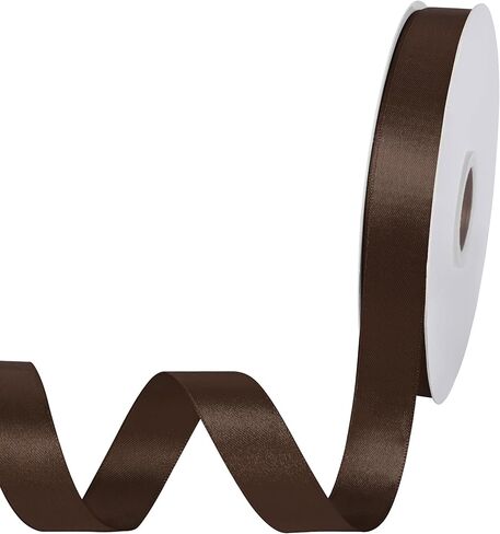 Double Face White Satin Ribbon 7/8 inch X 100 Yards Fabric Ribbons for Gift Wrapping Bows Bouquet Sewing Craft Home Decor Hair Floral in Saudi Arabia