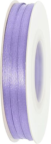 1/8 Inch Wide Light Purple Satin Ribbon 50 Yards Double Face Light Purple Fabric Ribbon for Gift Wrapping Crafts Wedding Party Flower Bouquet Arts Bows Decoration in Saudi Arabia