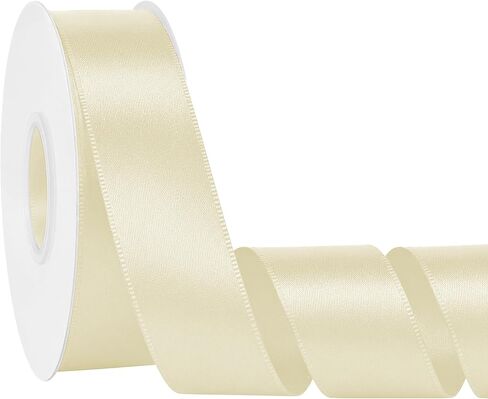 Royal Blue Double Faced Satin Ribbon 7/8 Inch x 60 Yards Continuous Roll for Gift Wrapping Crafts Bouquet Wedding Decoration in Saudi Arabia