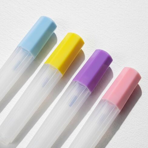 4 Pcs Clear Plastic Embroidery Felting Sewing Container Pin Needle Storage Tubes Bottle Holder Knitting Needle for Case Box Needle Storage Tubes Sewing Storage in Saudi Arabia
