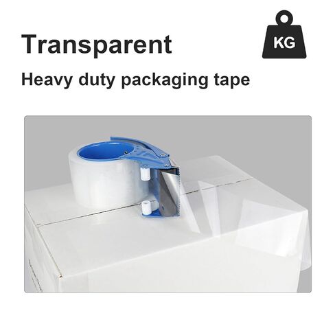 BOMEI PACK 2.5 inch Clear Packing Tape, 6 Refills Rolls Heavy Duty Wide Packaging Tape for Moving, Shipping and Storage, 2.4 Mil x 60 Yards in Saudi Arabia