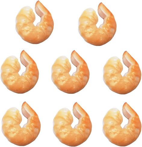 Artificial Shrimp Figures 12pcs Lifelike Realistic Sea Life Seafood Model Toy for Home Kitchen Market Display Party Photo Props in Saudi Arabia