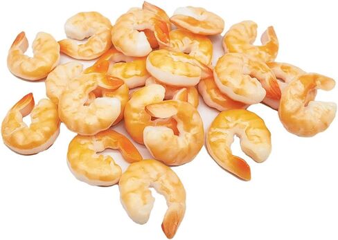 Artificial Shrimp Figures 12pcs Lifelike Realistic Sea Life Seafood Model Toy for Home Kitchen Market Display Party Photo Props in Saudi Arabia