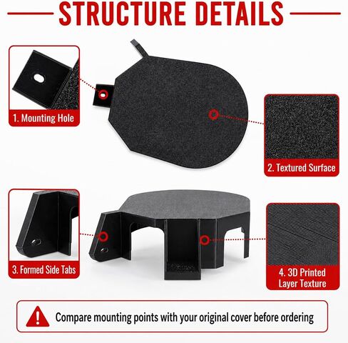 Throttle Body Cable Cover Trim Compatible with 1987-1996 Ford F150 F250 F350 Bronco 5.0L 5.8L V8, Replaces E9TA-9E766-AA, 3D Printed Accelerator Linkage Shield, Black in Saudi Arabia