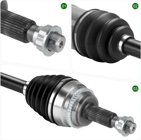 زوج (2) مجموعة عمود المحور الأمامي لسيارة Toyota Camry 3.0L 2002-2003 (فقط Auto Trans) Camry 3.0L 3.3L 04-06، Highlander 3.3L 04–07 (FWD فقط)، Solara 04–08، ES300/ES330 02–06، RX330/RX350 04–09 (الدفع الأمامي) in Kuwait