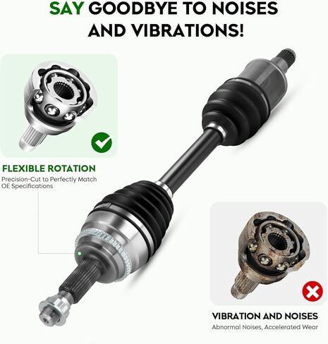 زوج (2) مجموعة عمود المحور الأمامي لسيارة Toyota Camry 3.0L 2002-2003 (فقط Auto Trans) Camry 3.0L 3.3L 04-06، Highlander 3.3L 04–07 (FWD فقط)، Solara 04–08، ES300/ES330 02–06، RX330/RX350 04–09 (الدفع الأمامي) in Kuwait