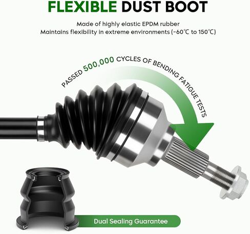 Front Left CV Axle Shaft Assembly Fit for Dodge Journey 2009–2020 (FWD Only), Avenger 2008-2011, Avenger (4 speed trans) 2012–2014, Chrysler 200 2012–2014 & Sebring 2007–2010, Driver Side in Kuwait