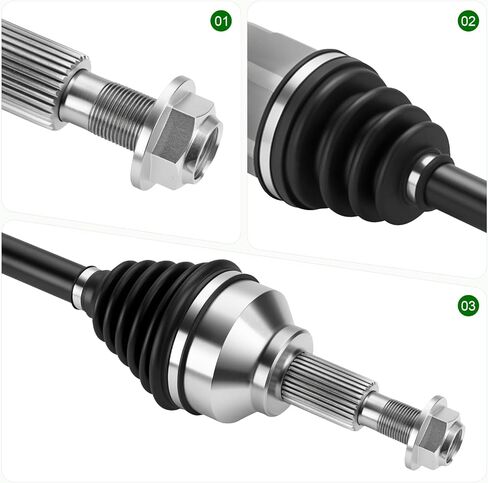 Front Left CV Axle Shaft Assembly Fit for Dodge Journey 2009–2020 (FWD Only), Avenger 2008-2011, Avenger (4 speed trans) 2012–2014, Chrysler 200 2012–2014 & Sebring 2007–2010, Driver Side in Kuwait