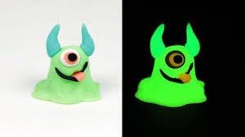 Oven Bake Clay Bundle - 5 Packs Glow in The Dark Oven-Bake Clay (10 oz Total) with Trebbies Detail Sticks in Kuwait