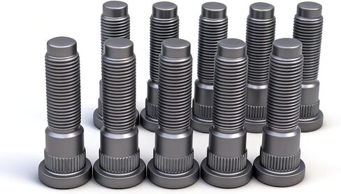 10 Pack 610-569 Front Wheel Lug Stud 1/2-20 SAE for Jeep Wrangler Liberty, 2007-2012 Dodge Nitro Replaces 68003282AA in Saudi Arabia