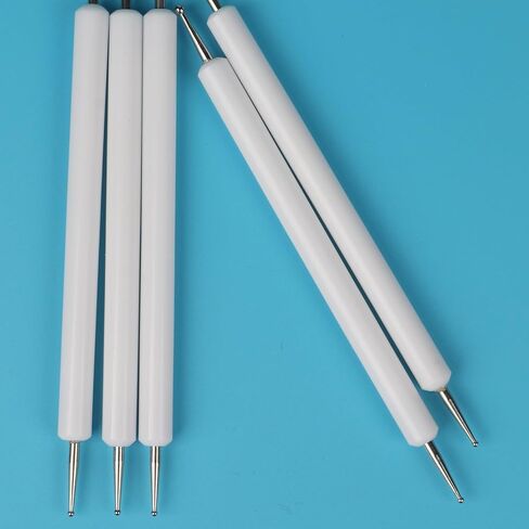 5-in-1 Embossing Stylus Set, 5 Sizes Double Ended Tracing & Dotting Tools for Carbon Paper, Mandala Rock Painting, Pottery Clay, Craft Embossing, Nail Art – Professional Embossing Tools Kit in Saudi Arabia